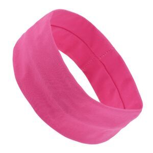 Ergonomic Design Headband Elastic Headband for Sport Rose Red